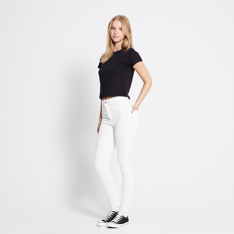 High waist skinny jeans "Snake"